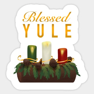 Blessed yule Sticker
